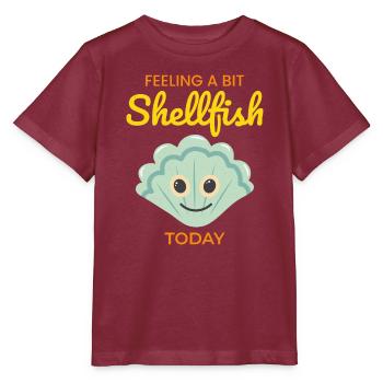 Jakobsmuscheln Sammler Strandräuber Schalentiere - Stanley/Stella Kinder T-Shirt MINI CREATOR  - Burgunderrot - Vorne - Kain (125cm)