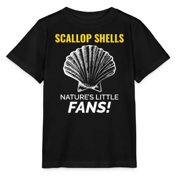 Pétoncles Coquillages Collector Beachcomber Crustacés - T-shirt bio MINI CREATOR Stanley/Stella Enfant - noir - Devant - Mikhail (115cm)