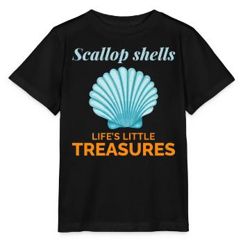 Pétoncles Coquillages Collector Beachcomber Crustacés - T-shirt bio MINI CREATOR Stanley/Stella Enfant - noir - Devant - Mikhail (115cm)