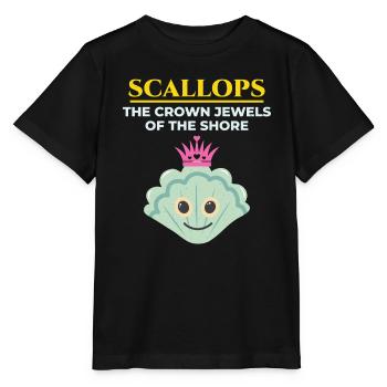 Pétoncles Coquillages Collector Beachcomber Crustacés - T-shirt bio MINI CREATOR Stanley/Stella Enfant - noir - Devant - Mikhail (115cm)