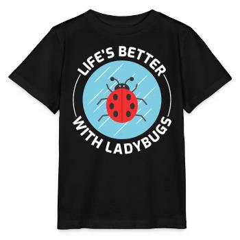 Marienkäfer Insektensammler Entomologie - Stanley/Stella Kinder T-Shirt MINI CREATOR  - Schwarz - Vorne - Mikhail (115cm)