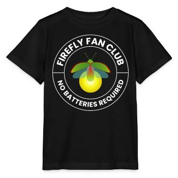 Lucioles Firefly Lightning Bug Insect Collector - T-shirt bio MINI CREATOR Stanley/Stella Enfant - noir - Devant - Mikhail (115cm)