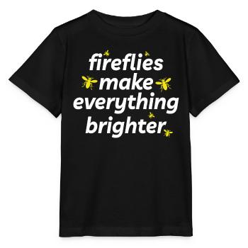 Lucioles Firefly Lightning Bug Insect Collector - T-shirt bio MINI CREATOR Stanley/Stella Enfant - noir - Devant - Mikhail (115cm)