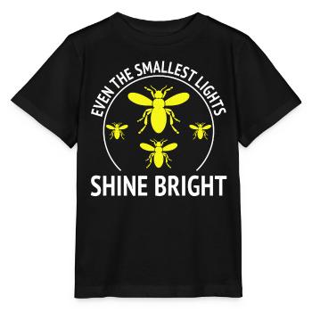 Lucioles Firefly Lightning Bug Insect Collector - T-shirt bio MINI CREATOR Stanley/Stella Enfant - noir - Devant - Mikhail (115cm)