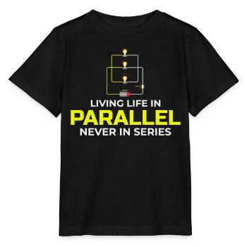 Elektriker: Leben in Parallele, nie in Serie - Stanley/Stella Kinder T-Shirt MINI CREATOR  - Schwarz - Vorne - Mikhail (115cm)
