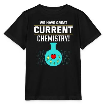 Elektriker Valentine: Großartige aktuelle Chemie - Stanley/Stella Kinder T-Shirt MINI CREATOR  - Schwarz - Vorne - Mikhail (115cm)