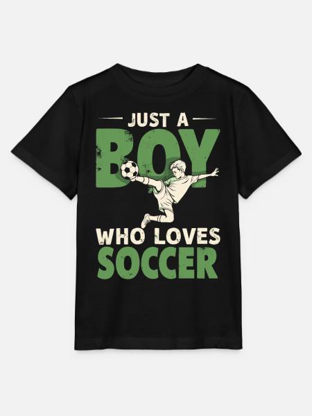 Fußball Fußballer, Fussballspieler Junge - Stanley/Stella Kinder T-Shirt MINI CREATOR  - Schwarz