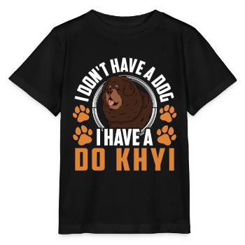 Have a Do Khyi Tibetan Mastiff Tibetan Mastiff - Stanley/Stella MINI CREATOR Kids’ T-Shirt - black - Front - Mikhail (115cm)