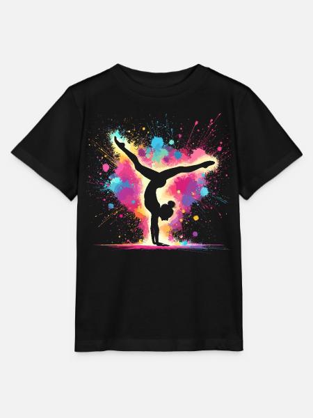 Gymnastique Gymnastique Gymnaste Acrobatie Gymnastique au sol - T-shirt bio MINI CREATOR Stanley/Stella Enfant - noir