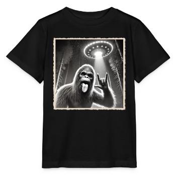 Rock, Rocker, Rock Musik, Heavy Metal, Rock Hand - Stanley/Stella Kinder T-Shirt MINI CREATOR  - Schwarz - Vorne - Mikhail (115cm)