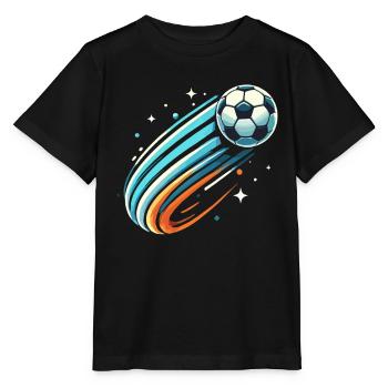 Soccer, Soccer Player, Soccer Player Boy - Stanley/Stella MINI CREATOR Kids’ T-Shirt - black - Front - Mikhail (115cm)