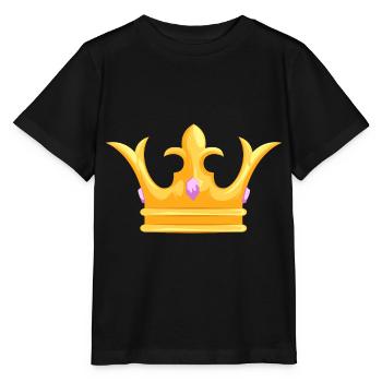 Couronne - Couronne - T-shirt bio MINI CREATOR Stanley/Stella Enfant - noir - Devant - Mikhail (115cm)