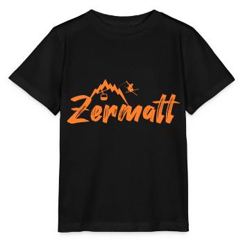 Zermatt - T-shirt bio MINI CREATOR Stanley/Stella Enfant - noir - Devant - Mikhail (115cm)