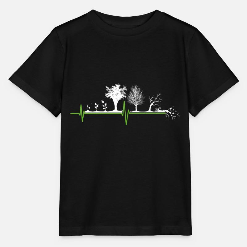 Trädhjärtsam trädgårdsmästare evolution trädgård natur - T-shirt MINI CREATOR barn från Stanley/Stella - svart