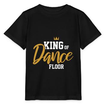 King of Dance Floor - T-shirt bio MINI CREATOR Stanley/Stella Enfant - noir - Devant - Mikhail (115cm)