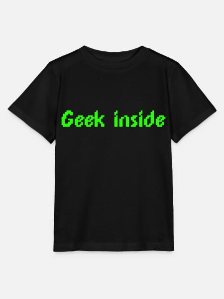 Geek inside - Stanley/Stella Kinder T-Shirt MINI CREATOR - Schwarz