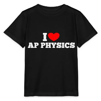 AP Physics Funny High School AP Class Survivor - Stanley/Stella MINI CREATOR Kids’ T-Shirt - black - Front - Mikhail (115cm)