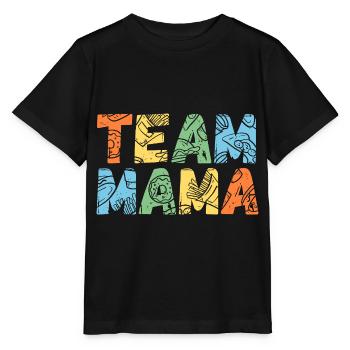 Mother Team Mom - Stanley/Stella MINI CREATOR Kids’ T-Shirt - black - Front - Mikhail (115cm)