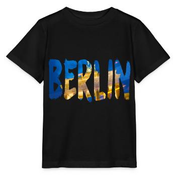 Berlin - T-shirt bio MINI CREATOR Stanley/Stella Enfant - noir - Devant - Mikhail (115cm)