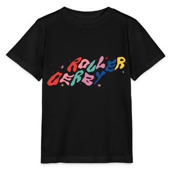 Roller Derby - T-shirt bio MINI CREATOR Stanley/Stella Enfant - noir - Devant - Mikhail (115cm)