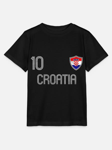 Kroatien Fußball Mannschaft - Stanley/Stella Kinder T-Shirt MINI CREATOR  - Schwarz