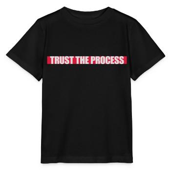 faire confiance au processus Devis - T-shirt bio MINI CREATOR Stanley/Stella Enfant - noir - Devant - Mikhail (115cm)