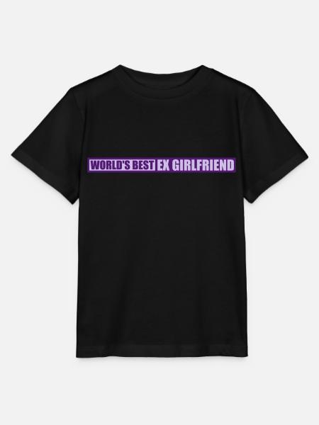 worlds best ex girlfriend - Stanley/Stella Kinder T-Shirt MINI CREATOR - Schwarz