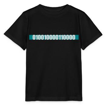 Langage de programme de code binaire - T-shirt bio MINI CREATOR Stanley/Stella Enfant - noir - Devant - Mikhail (115cm)