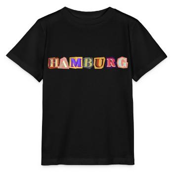 Hambourg : une ville portuaire pleine de charme - T-shirt bio MINI CREATOR Stanley/Stella Enfant - noir - Devant - Mikhail (115cm)