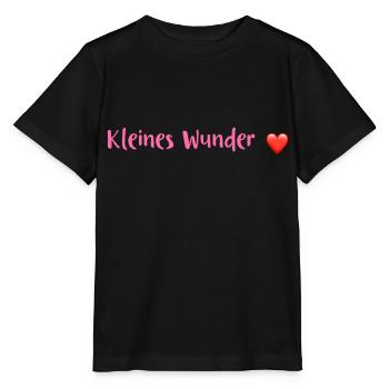 small miracle - Stanley/Stella MINI CREATOR Kids’ T-Shirt - black - Front - Mikhail (115cm)