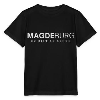 Magdeburg du bist so schön - Stanley/Stella Kinder T-Shirt MINI CREATOR  - Schwarz - Vorne - Mikhail (115cm)