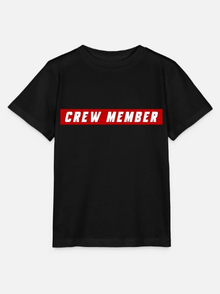 Crew Mitglied - Stanley/Stella Kinder T-Shirt MINI CREATOR  - Schwarz