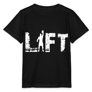 Kettlebell Lift - Stanley/Stella Kinder T-Shirt MINI CREATOR  - Schwarz - Vorne - Mikhail (115cm)