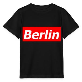 Berlin - T-shirt bio MINI CREATOR Stanley/Stella Enfant - noir - Devant - Mikhail (115cm)