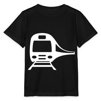Train Railway Railway Trains Train drivers - Stanley/Stella MINI CREATOR Kids’ T-Shirt - black - Front - Mikhail (115cm)