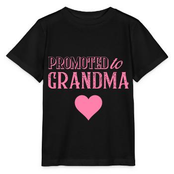 Grandma transports grandmother to grandma - Stanley/Stella MINI CREATOR Kids’ T-Shirt - black - Front - Mikhail (115cm)