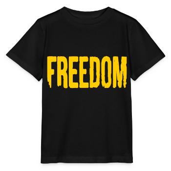 Freedom - Stanley/Stella MINI CREATOR Kids’ T-Shirt - black - Front - Mikhail (115cm)