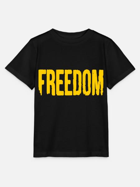 Freedom - Stanley/Stella Kinder T-Shirt MINI CREATOR - Schwarz