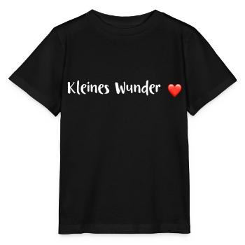 Small miracle - Stanley/Stella MINI CREATOR Kids’ T-Shirt - black - Front - Mikhail (115cm)