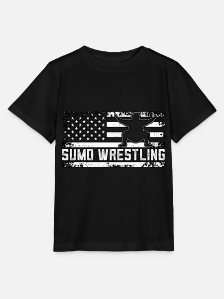 Sumo-Ringen - Stanley/Stella Kinder T-Shirt MINI CREATOR - Schwarz