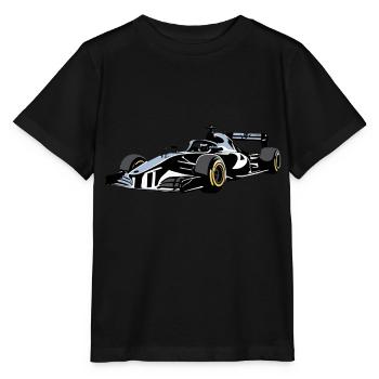 Form 1 Car Sticker - Sportscar Design - Stanley/Stella MINI CREATOR Kids’ T-Shirt - black - Front - Mikhail (115cm)