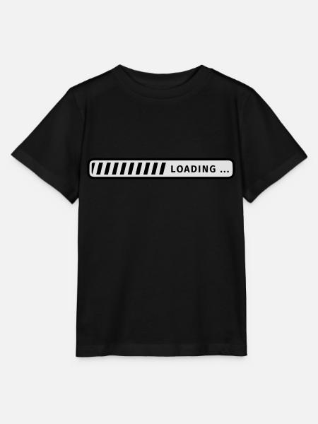 barra de estado - Camiseta para niños MINI CREATOR de Stanley/Stella - negro