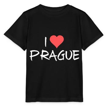 Prag - Stanley/Stella Kinder T-Shirt MINI CREATOR  - Schwarz - Vorne - Mikhail (115cm)