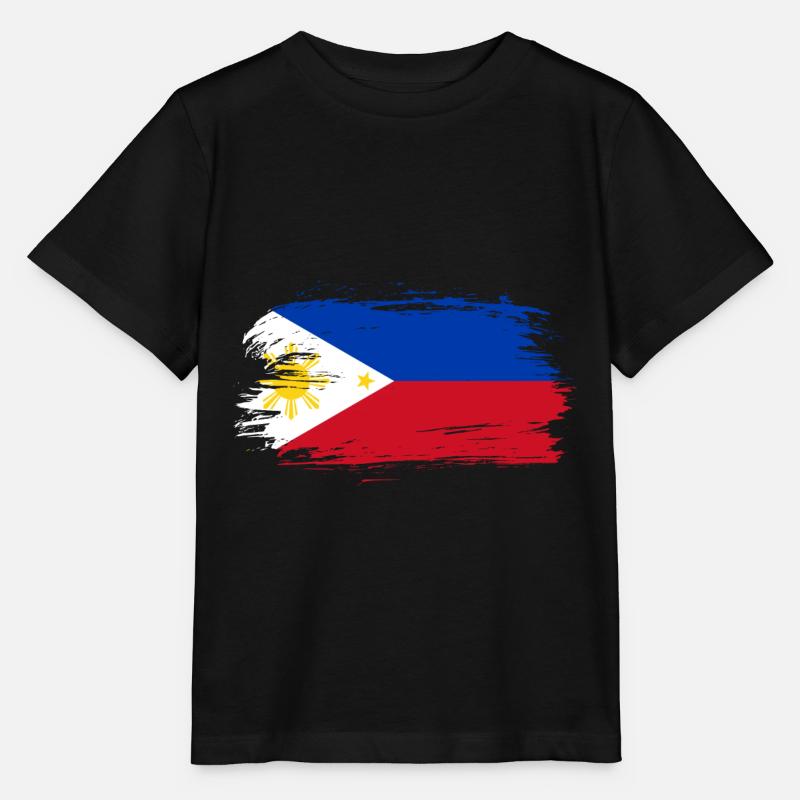 Drapeau philippin - T-shirt bio MINI CREATOR Stanley/Stella Enfant - noir