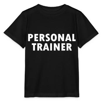 Personal trainer - Stanley/Stella MINI CREATOR Kids’ T-Shirt - black - Front - Mikhail (115cm)