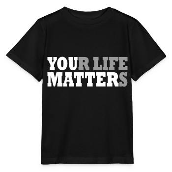 your life matters - T-shirt bio MINI CREATOR Stanley/Stella Enfant - noir - Devant - Mikhail (115cm)