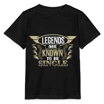 Relation solo célibataire - T-shirt bio MINI CREATOR Stanley/Stella Enfant - noir - Devant - Mikhail (115cm)