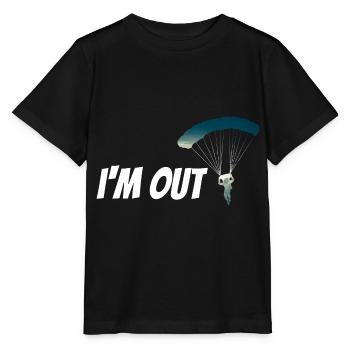 parachute - Stanley/Stella MINI CREATOR Kids’ T-Shirt - black - Front - Mikhail (115cm)