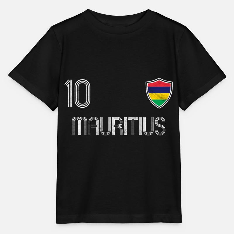 Mauritius Fußball Mannschaft - Stanley/Stella Kinder T-Shirt MINI CREATOR  - Schwarz