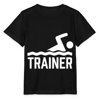 Swimming Coach Swimming Swimming Course Swimming Instructor - Stanley/Stella MINI CREATOR Kids’ T-Shirt - black - Front - Mikhail (115cm)